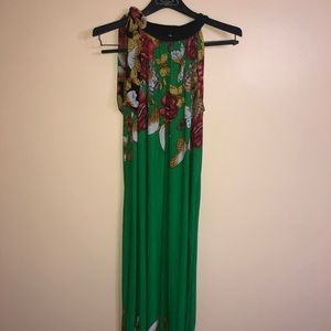 QB Fashion high neck maxi dress Sz L